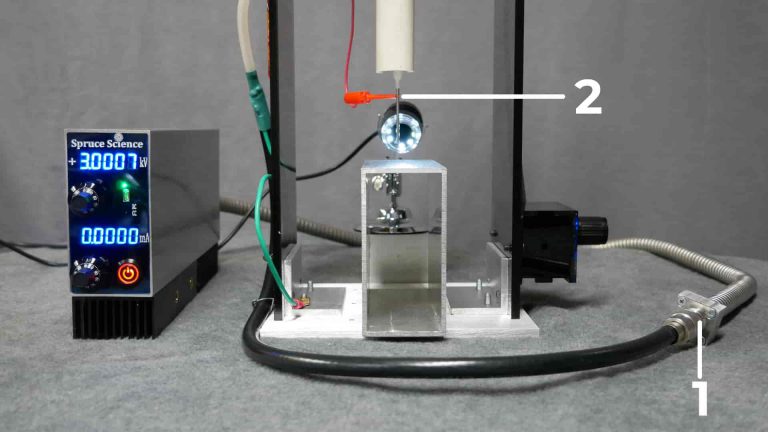 Taylor Cone High Voltage Connections